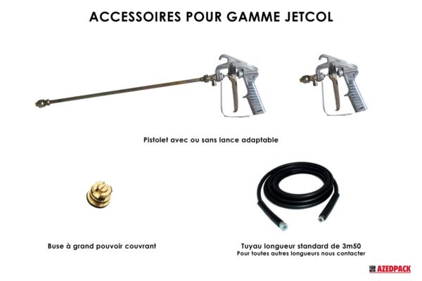 Accessoires pour la gamme JETCOL