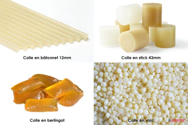 Colles Hotmelt Pour Pages Latérales Et De Garde AZEDPACK - Solutions de Marquage et Collage Industriel - SAV France